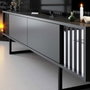 Hanah Home Soporte para TV Chrome Line Antracita y Negro